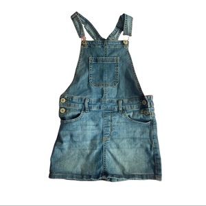 Denim skirt overalls size 7